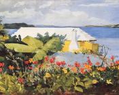 温斯洛 荷默 : Flower Garden and Bungalow, Bermuda